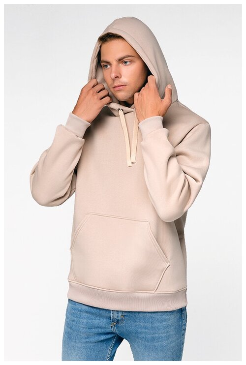 Магазин Толстовок Premium Hoodie Cream Unisex Man, Размер Unisex 54 / 2XL Unisex