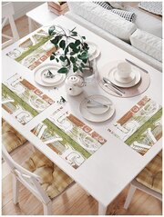 Комплект салфеток JoyArty "Любовный стиль" для сервировки стола (32х46 см, 4 шт.)