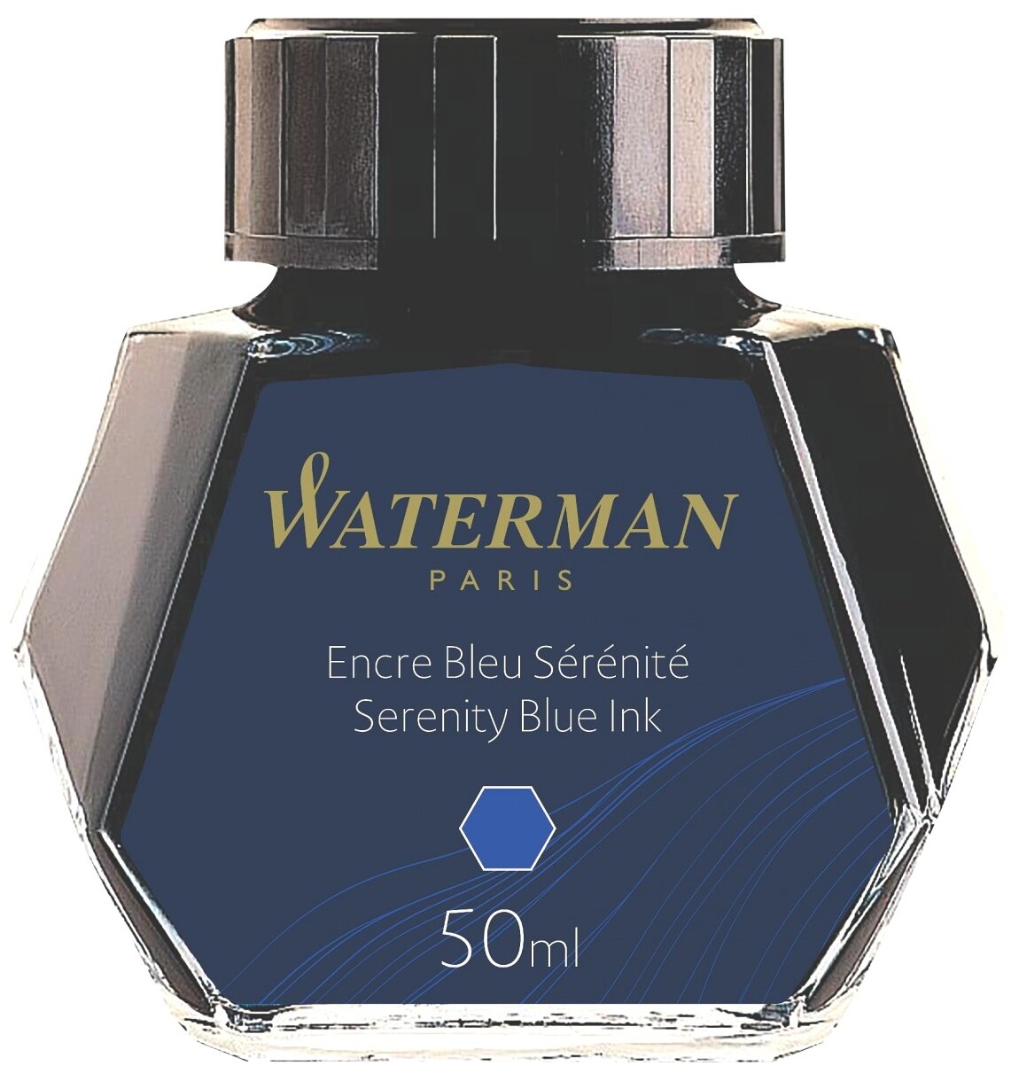 Флакон с чернилами Waterman (S0110720) синие чернила для ручек перьевых - фото №1