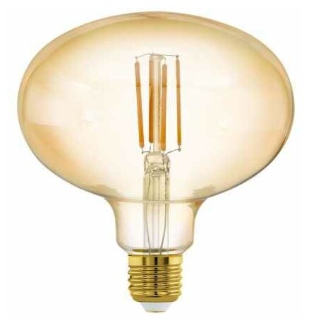 Светодиодная лампа Eglo Винтаж янтарная 4 Вт/Е27 R140 диммируемая теплый свет