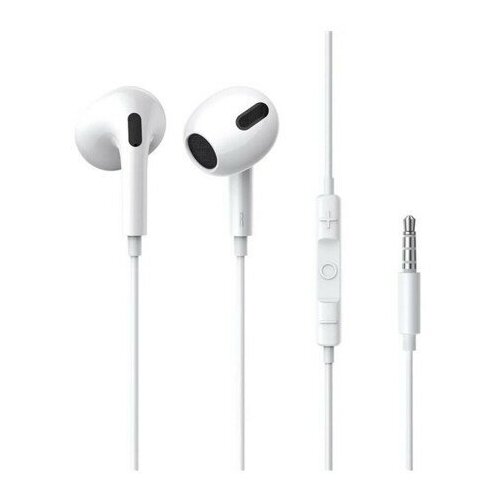 Проводные наушники Baseus Encok H17 с мини-разъемом 35 мм белого цвета NGCR020002 49900₽