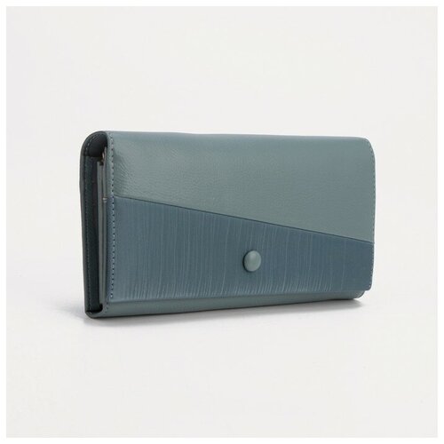 фото Кошелёк на магнитах, цвет голубой нет бренда