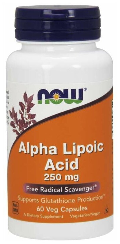 Now Alpha Lipoic Acid 250 mg (60 капс.)