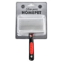 Пуходерка HOMEPET SILVER SERIES размер XL металлическая 18 см х 11,3 см