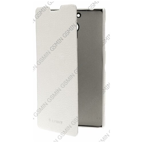 пластиковый чехол eiffel tower для sony xperia zl l35h Кожаный чехол для Sony Xperia ZL / L35h Armor Case - Book Type (Белый)