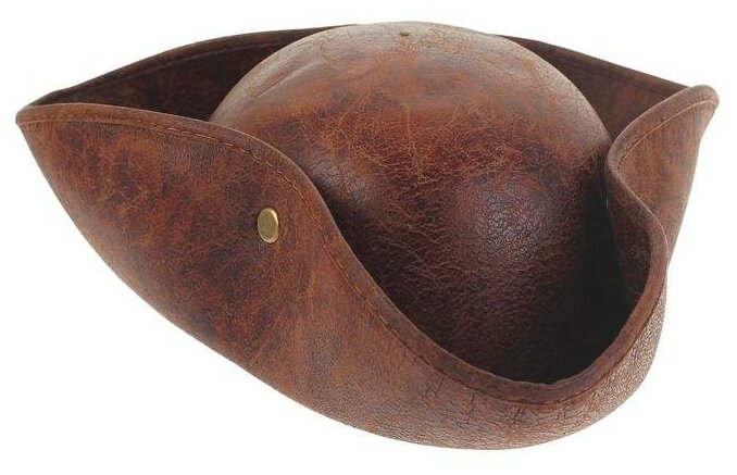 Карнавальная шляпа Страна Карнавалия "Пират", 56-58 см, коричневый (3009013)