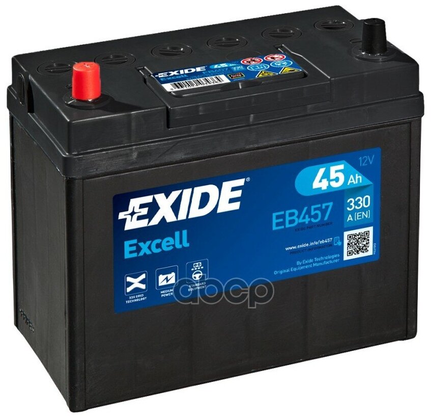 Exide1 EXIDE Аккумулятор EXIDE EB457