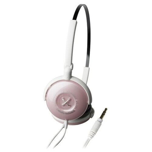 Audio-Technica ATH-FW3 PK (оголовье, закрытые, розовые, 15Гц-22кГц, 32Ом, 100 дБ/мВт, 3.5мм, кабель 1м)