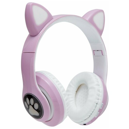 Наушники с кошачьими ушками светящиеся Наушники с рисунком кошачьи лапки Игровые наушники с микрофоном 109800₽