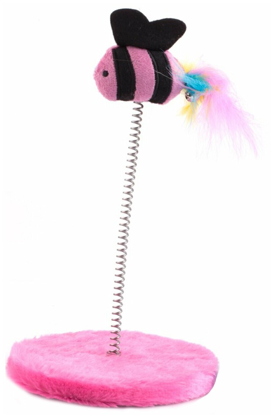 Игрушка для кошек "Рыбка на пружине"