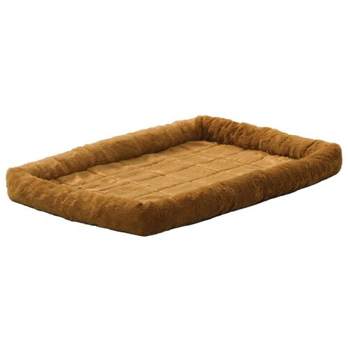MidWest лежанка Pet Bed меховая 61х46 см коричневая лежанка midwest pet bed флисовая белый 53х30 см