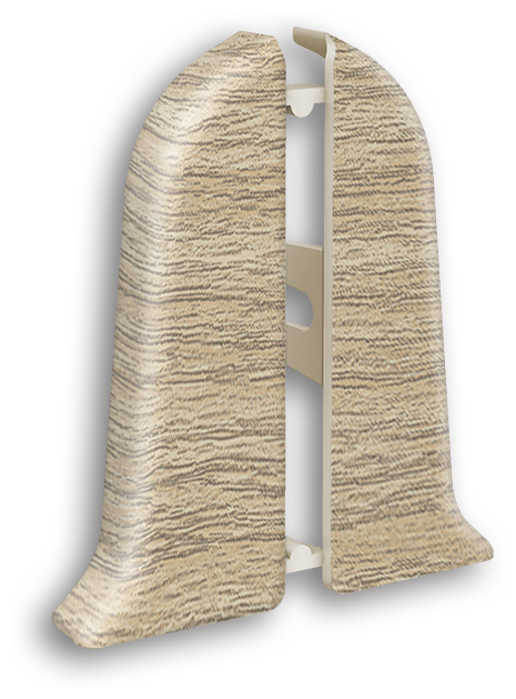 фото Торцевые (пара) для плинтуса 55мм "Идеал Классик", 213 Дуб северный