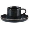 MILLIMI Блэк Джинс Набор чайный 2пр, чашка 220мл, блюдце 16см, керамика - изображение