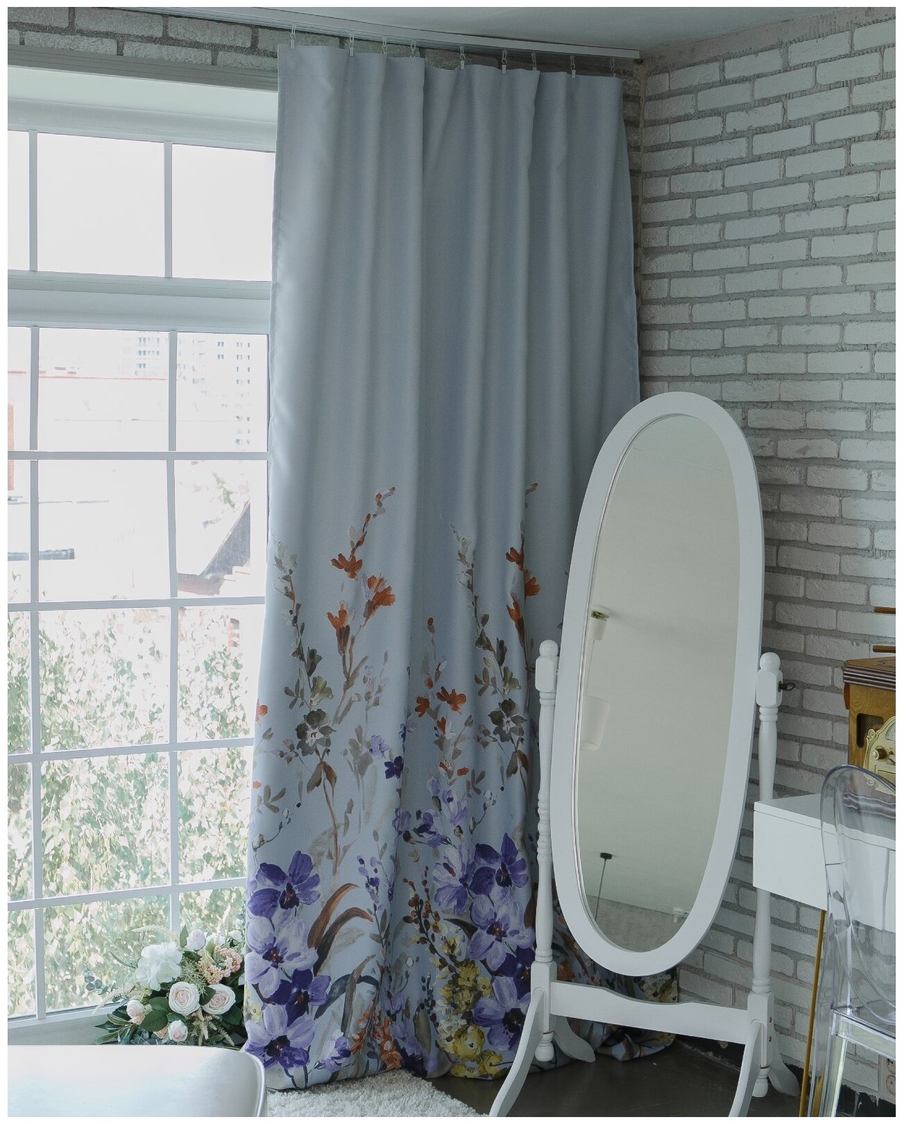 фото Штора Этель "Акварель" на ленте