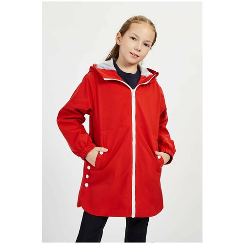 фото Ветровка baon ветровка для девочки baon, размер: 134, красный