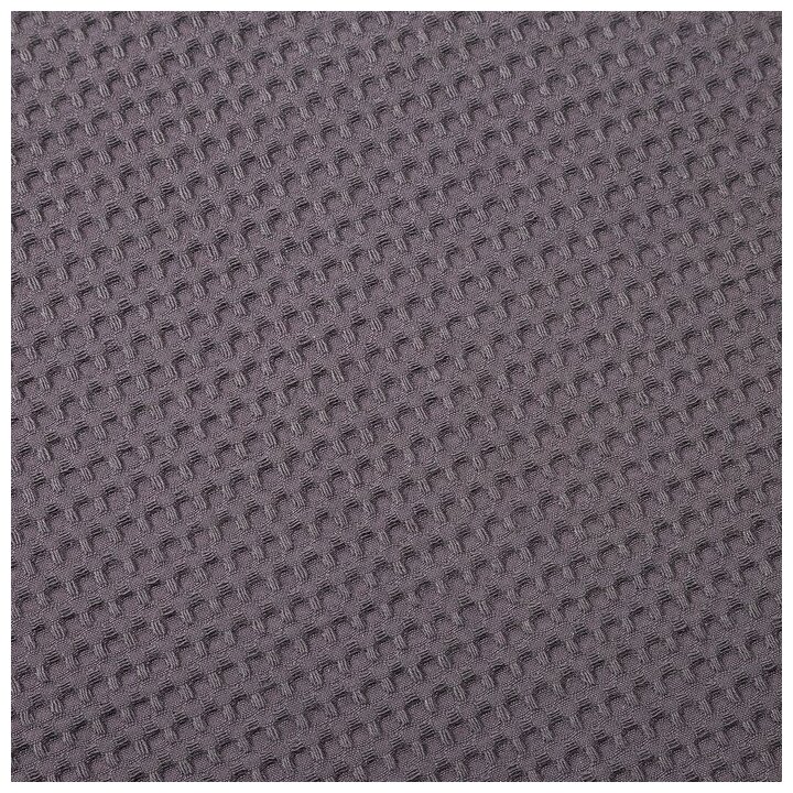 Полотенце "Доляна" цв. серый 35х60 см, 100% хл крупная вафля 220 г/м2 - фотография № 2