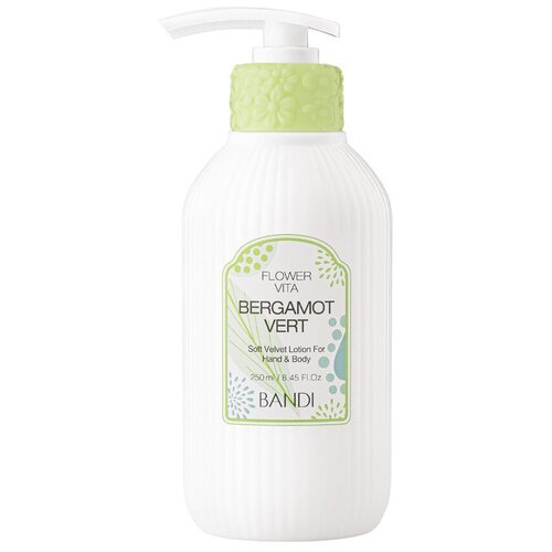 Лосьон для рук BANDI Flower Vita Essence Lotion, Bergamot vert, Бергамот, 250 мл