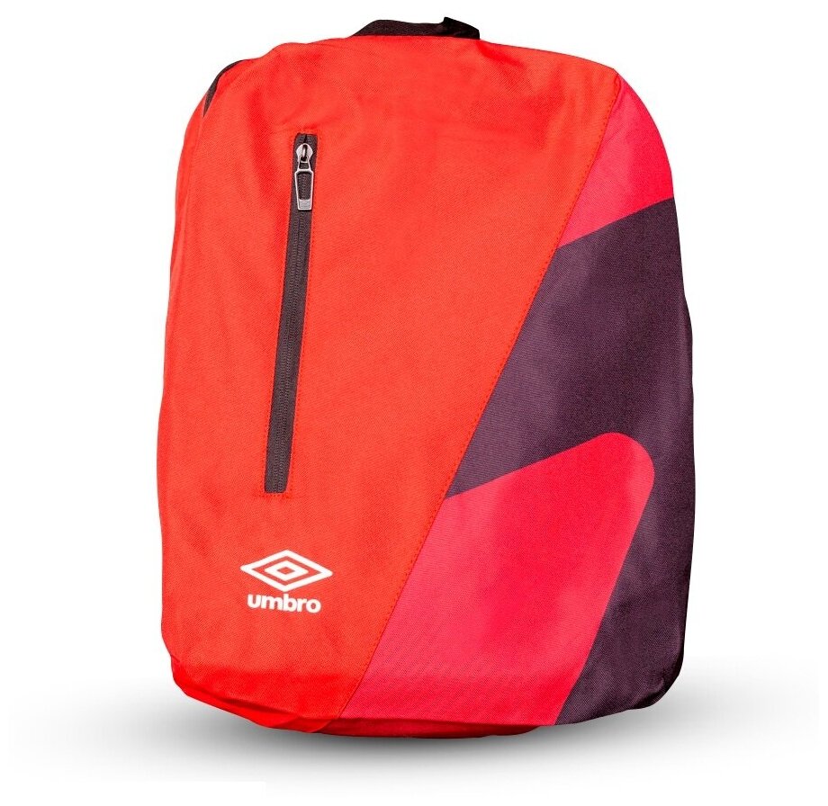 Спортивный рюкзак Umbro Team Training 30815U-961-1 с одним отделением с передним карманом на молнии / красно-черный, 23л, 43 х 31 х 17 см