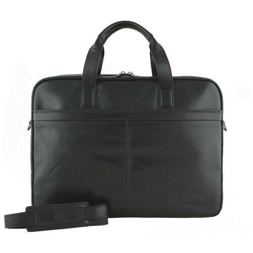 Мужская кожаная бизнес-сумка Tony Perotti 333420/1 черный