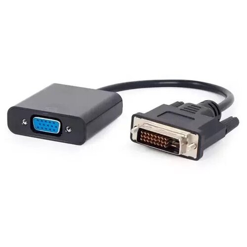 Кабель адаптер DVI-D - VGA конвертер minidp на vga белый кабель 0 25м