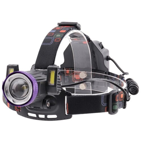 фото Фонарь налобный патриот pt-flg03 (3l, 2*18650, zoom, т6)