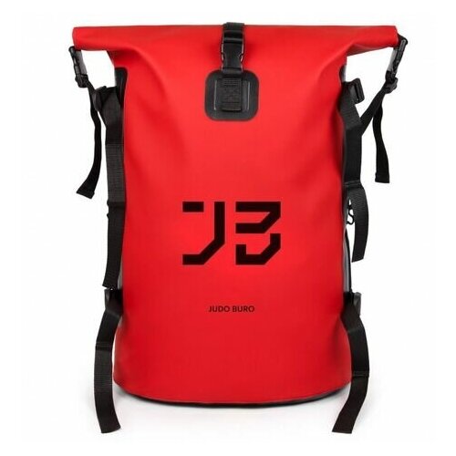 фото Рюкзак красный judo buro/ дзюдо бюро с принтом jb