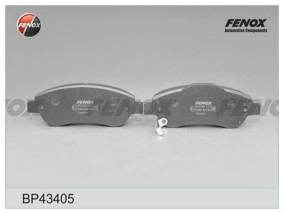 Fenox колодки тормозные дисковые honda cr-v 06- bp43405