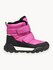 Полусапоги для девочек, GEOX, J46M7B08V50C8062, фуксия/чёрный, размер - 27