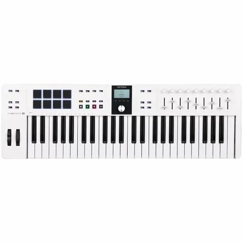 midi клавиатура arturia keylab essential 49 mk3 white MIDI клавиатура Arturia KeyLab Essential 49 mk3 White - 49 клавиш