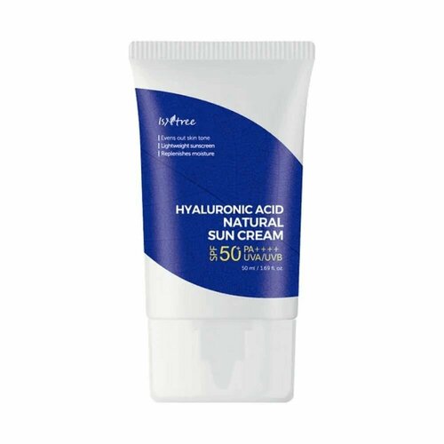 IsNtree Hyaluronic Acid Natural Sun Cream Гиалуроновый солнцезащитный крем PA++++