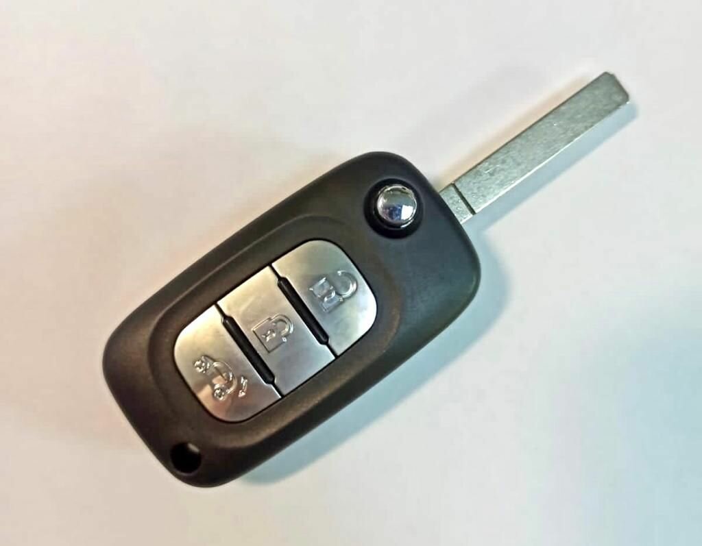 Выкидной ключ зажигания с чипом для LADA Vesta(до 2022 г.) X-RAY Largus FL