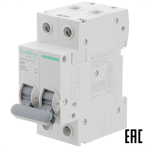 Автоматический выключатель City9 C9F14240 B40А/2п/ 45 кА на Din-рейку Systeme Electric