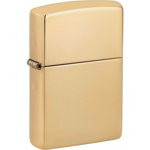 Зажигалка ZIPPO Armor® с покрытием High Polish Brass, латунь/сталь, золотистая, 38x13x57 мм