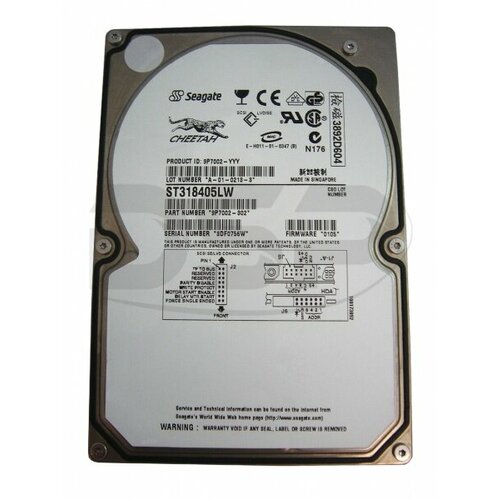 Жесткий диск Seagate 9P7002 184Gb 10000 U160SCSI 35 HDD 4040000₽