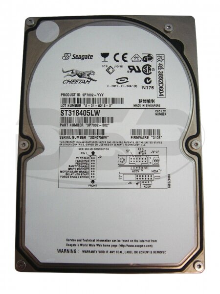 Жесткий диск Seagate 9P7002 18,4Gb 10000 U160SCSI 3.5" HDD