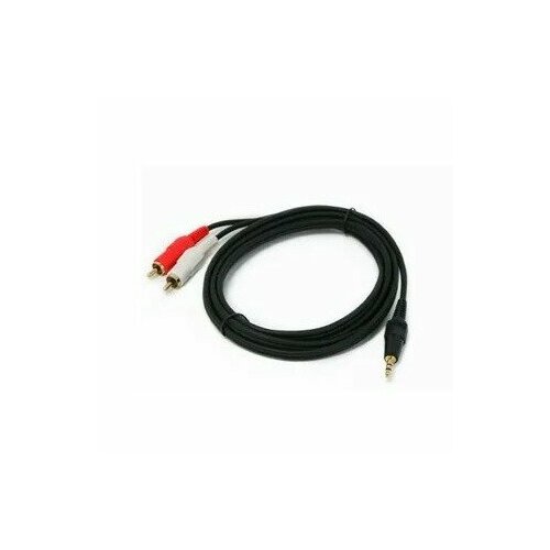 Кабель аудио 1xMini Jack - 2xRCA PROCAST Cable s-MJ/2RCA.2 межблочный кабель 2rca m 2rca m procast cable 2rca 2rca 2 длина 2m цвет черный