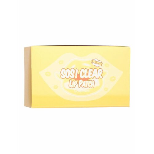 Маска-патч для губ, 30гр, SOS Oops Clear Lip Patch, Berrisom, 8809211655663