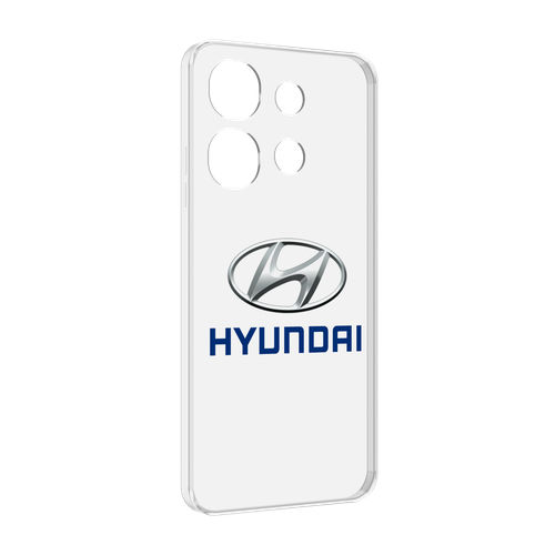 Чехол MyPads hyundai-4 мужской для Tecno Spark Go 2023 (BF7) / Tecno Smart 7 задняя-панель-накладка-бампер