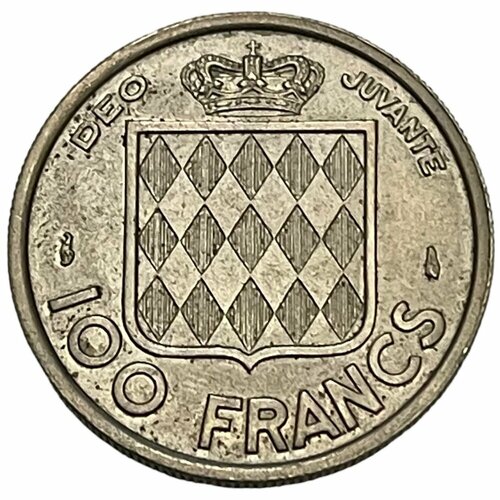 Монако 100 франков 1956 г. клуб нумизмат монета 5 франков монако 1966 года серебро ренье iii