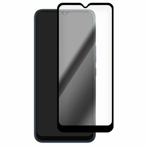 Стекло защитное Full Glue Premium Krutoff для Realme C11 (2021) черное защитное стекло для смартфона pero full glue для realme c11 2021 черное