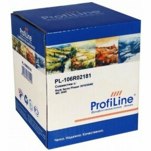 106R02181 ProfiLine совместимый черный тонер-картридж для Xerox Phaser 3010/ 3040; WorkCentre 3040/ картридж 106r02181 для ксерокс xerox workcentre 3045 3045b 3045v 3040ni