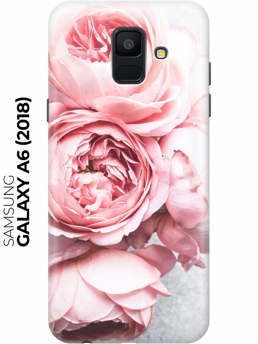 Cиликоновый прозрачный чехол ArtColor для Samsung Galaxy A6 (2018) A600FN с принтом "Нежность"