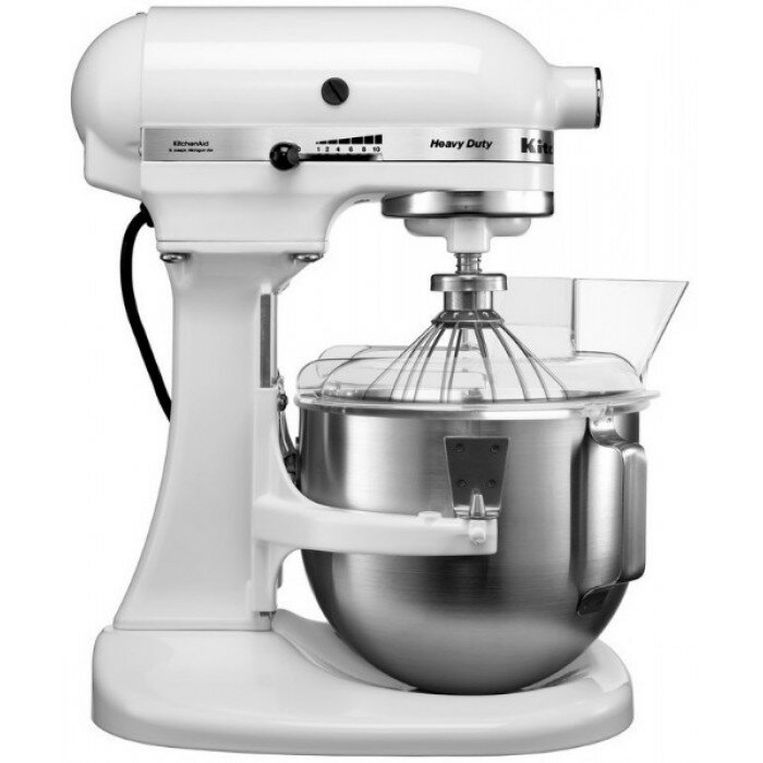 Планетарный Миксер KitchenAid Heavy Duty 4.8 л, белый, 5KPM5EWH