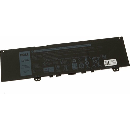 Аккумулятор для Dell Inspiron 13-5370, 13-7370, (F62G0), 38Wh, 3166mAh, 11.4V аккумуляторная батарея для ноутбука dell 5370 f62g0 11 4v 3166mah