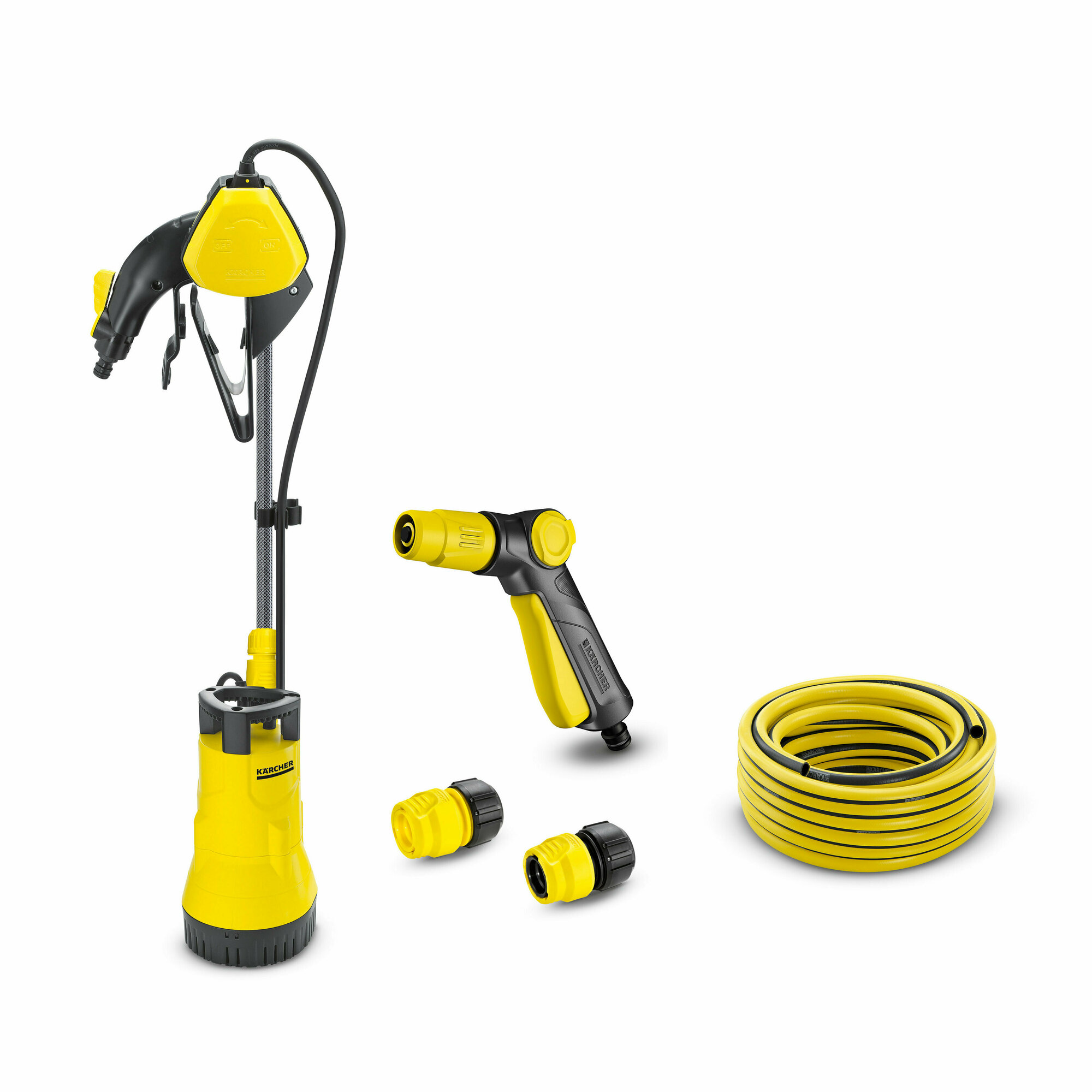 Насос напорный для бочек KARCHER BP 1 Barrel Set, шланг 15м, арт.1.645-465.0