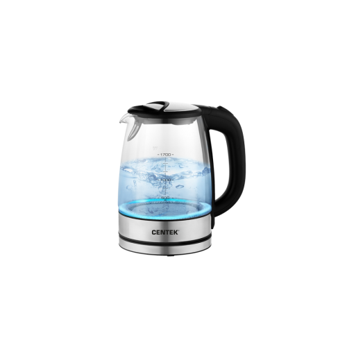 Чайник электрический 17Л 2200ВТ диск фильтр от НАК LED подсв стекло CENTEK 379300₽