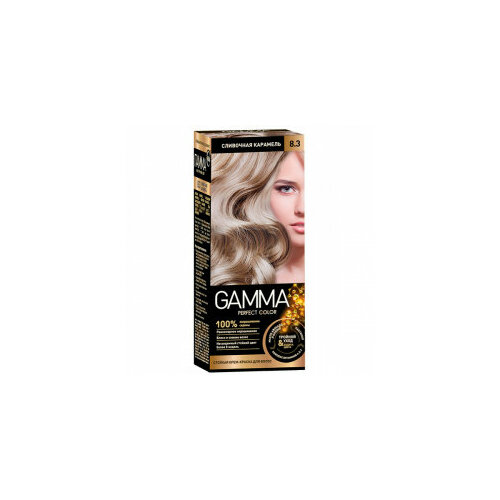 Крем-краска для волос GAMMA Perfect color 8.3 сливочная карамель