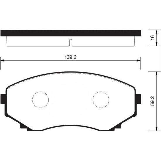Колодки тормозные передние Sangsin Brake для MAZDA CX-7/CX-9 all 07->, SP1527, 4 шт
