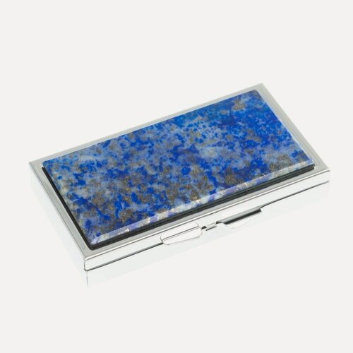 Изображение товара Таблетница на 7 отделений камень афганский лазурит цвет серебро 126726