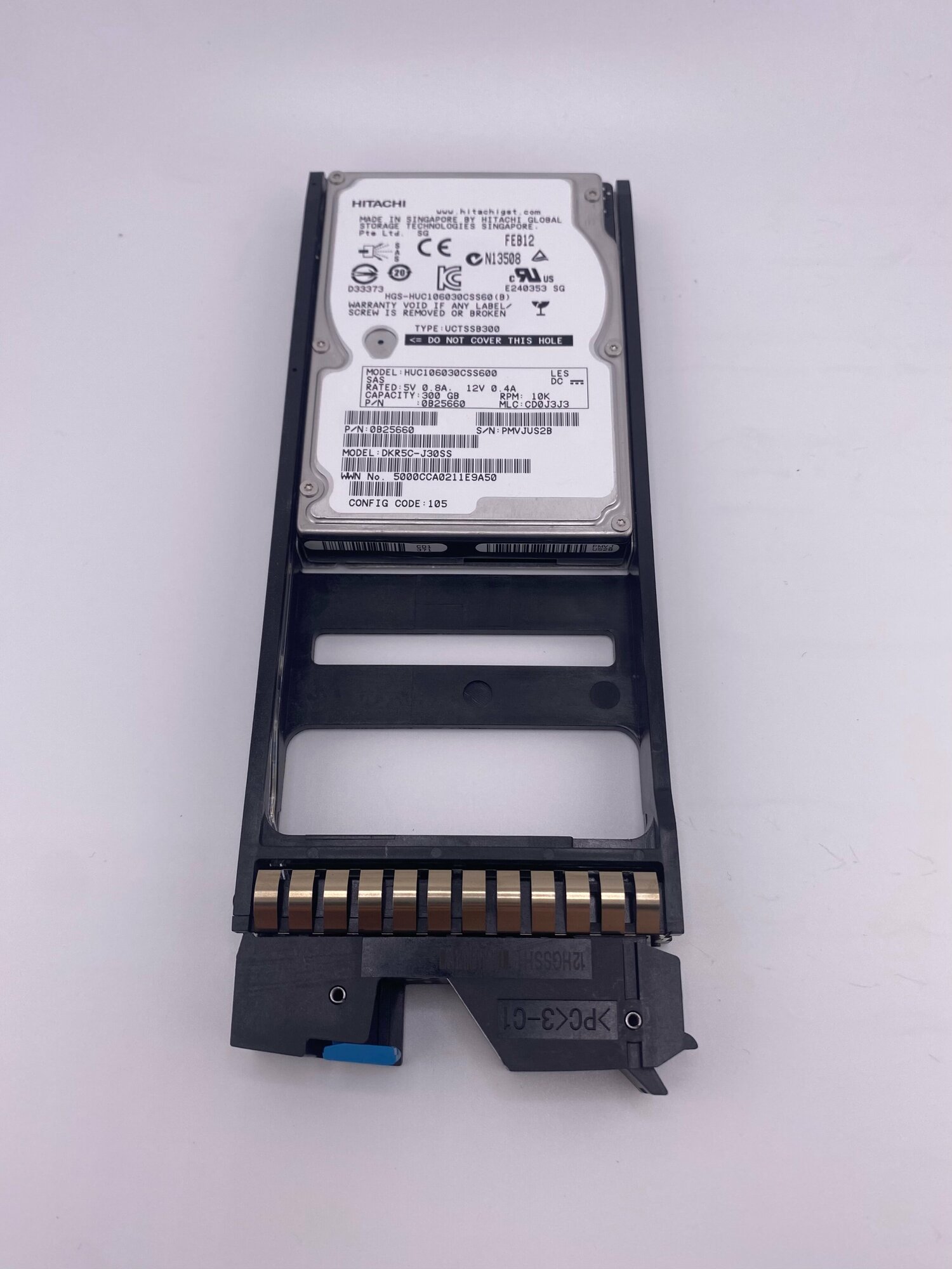 Жесткий диск Hitachi SAS 300Gb (U300/10K/64Mb) DP 6G 2.5 HUC106030CSS600, 0B25660